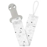 Clip pentru suzetă universal Kikka Boo Savanna Unisex / 0 luni - / Latex, silicon / Gray