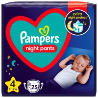 Подгузники для детей Pampers Night Pants 4 9 - 15 кг / 25 шт.