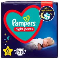 Scutece pentru copii Pampers Night Pants 6 15+ kg / 19 buc.