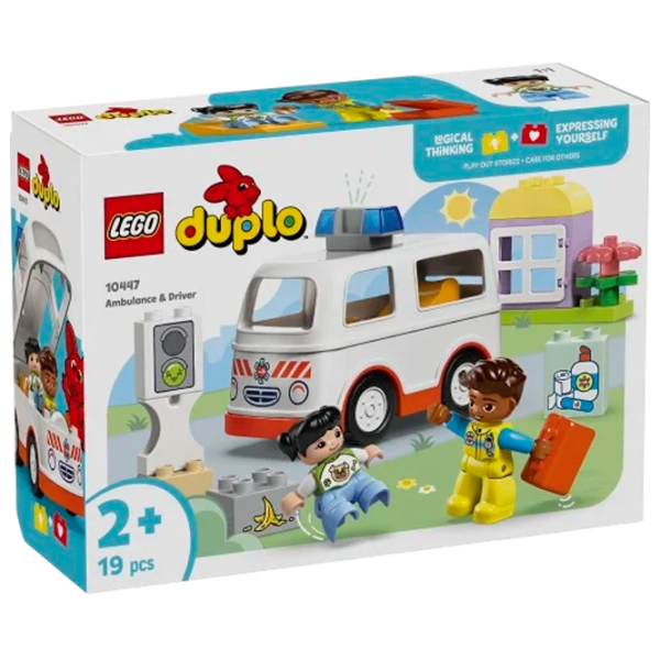 Constructor LEGO Ambulance & Driver Figuri/ Multicolor photo 1 Constructor LEGO Ambulance & Driver Figuri/ Multicolor photo 1