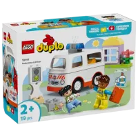 Конструктор LEGO Ambulance & Driver Фигуры/ Разноцветный