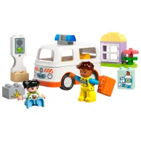 Constructor LEGO Ambulance & Driver Figuri/ Multicolor photo 2