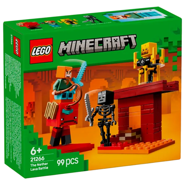 Constructor LEGO The Nether Lava Battle Figuri/ Multicolor photo 1