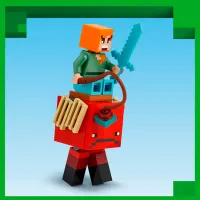 Constructor LEGO The Nether Lava Battle Figuri/ Multicolor photo 3