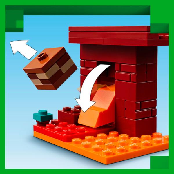 Constructor LEGO The Nether Lava Battle Figuri/ Multicolor photo 5