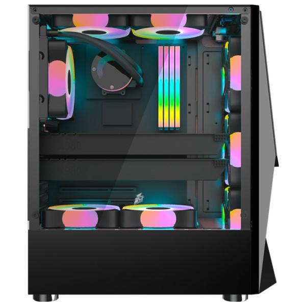 Carcasă 1STPLAYER DK-3 Mid Tower / Black photo 2