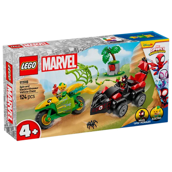 Constructor LEGO Spin and Electro Dinosaur Vehicle Chase Figuri/ Multicolor photo 1