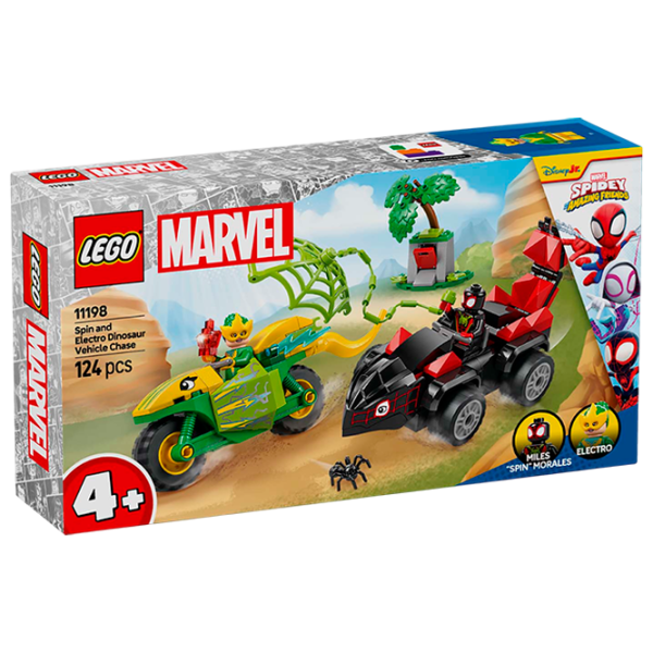 Constructor LEGO Spin and Electro Dinosaur Vehicle Chase Figuri/ Multicolor photo 1