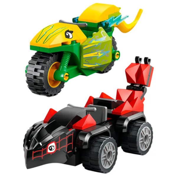 Constructor LEGO Spin and Electro Dinosaur Vehicle Chase Figuri/ Multicolor photo 3