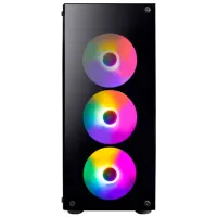 Carcasă 1STPLAYER V3-B Mid Tower / Black photo 3