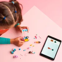 Constructor LEGO Cotton Candy Stand and Scooter Figuri/ Multicolor photo 6