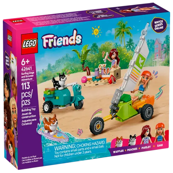 Constructor LEGO Surfing Dogs and Scooter Adventure Figuri/ Multicolor photo 1