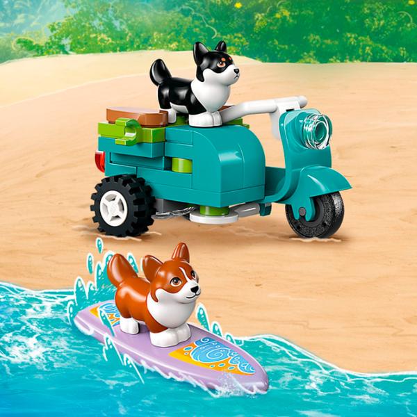Constructor LEGO Surfing Dogs and Scooter Adventure Figuri/ Multicolor photo 4