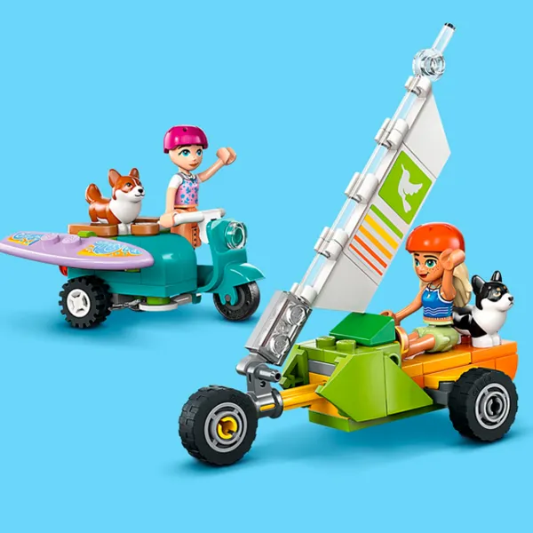 Constructor LEGO Surfing Dogs and Scooter Adventure Figuri/ Multicolor photo 5