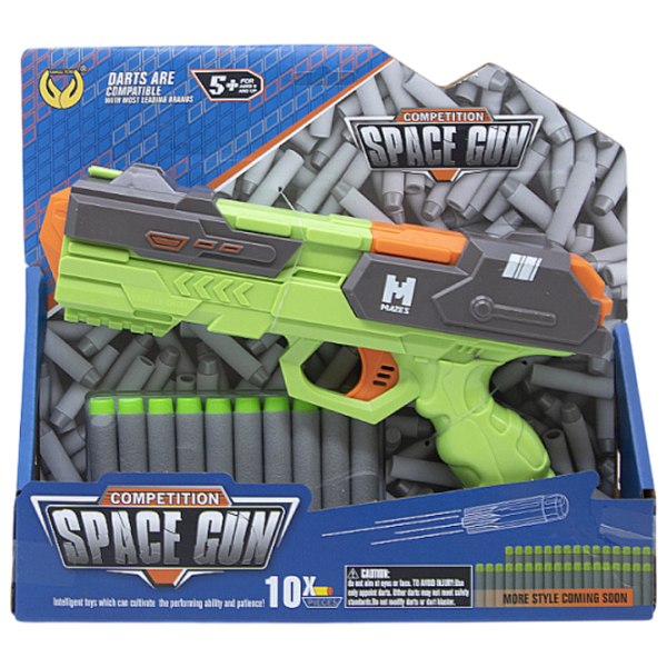 Игрушечный пистолет Glp Soft Bullet 632037 5+ / Стрел / Зеленый photo 1