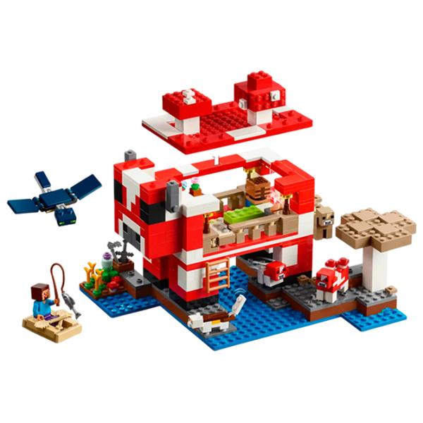 Constructor LEGO The Mooshroom House Animale/ Multicolor photo 4