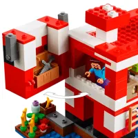 Constructor LEGO The Mooshroom House Animale/ Multicolor photo 5