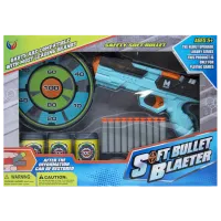 Игрушечный пистолет New World Soft Bullet 632036 5+ / Стрел / Синий