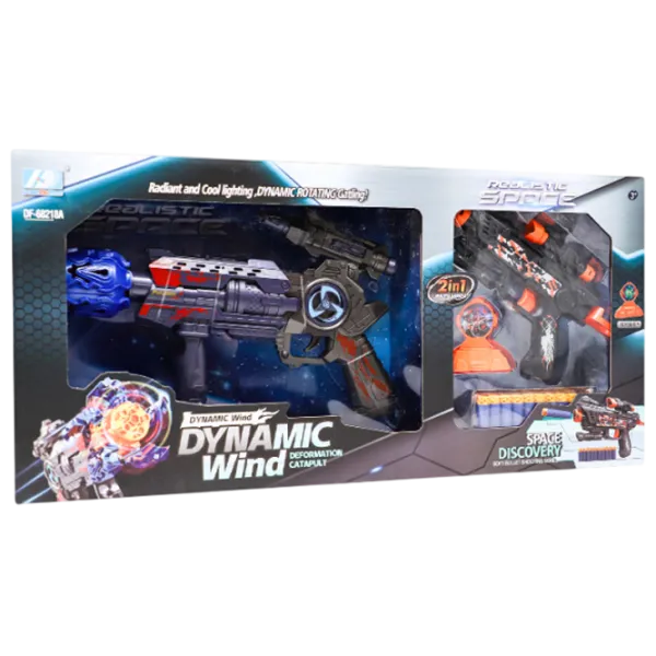 Pistol de jucărie New World Dinamic Wind 742066 3+ / / Black photo 1 Pistol de jucărie New World Dinamic Wind 742066 3+ / / Black photo 1