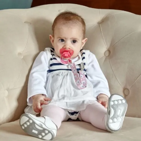 Держатель для пустышки универсальный BabyJem 427  Для девочек / 0 месяцев - / Латекс, силикон / Розовый photo 3
