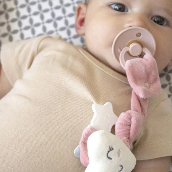 Клипса для пустышки универсальный BabyJem 743 Унисекс / 0 месяцев - / Латекс, силикон / Розовый photo 2