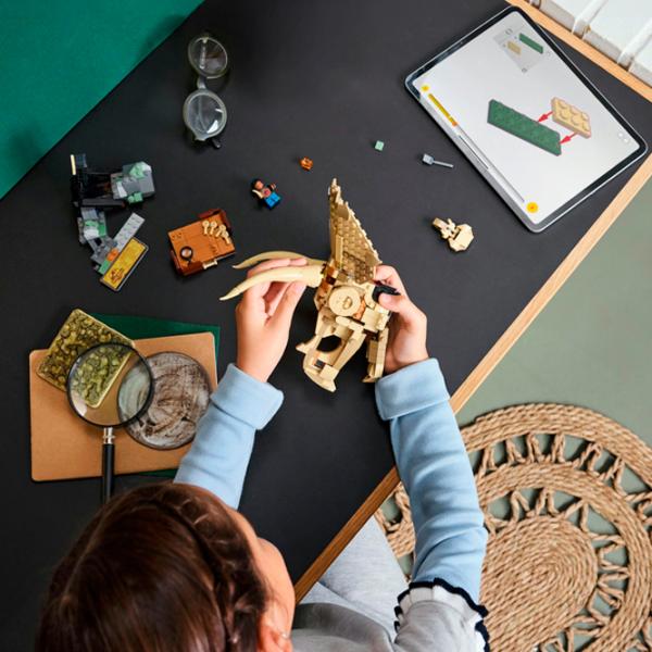 Constructor LEGO Dinosaur Fossils: Triceratops Skull Figuri/ Multicolor photo 6