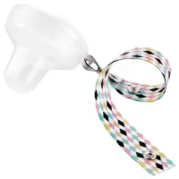Cutie pentru suzetă universal BabyJem 564 Pentru fetițe / 0 luni - / Latex, silicon / White