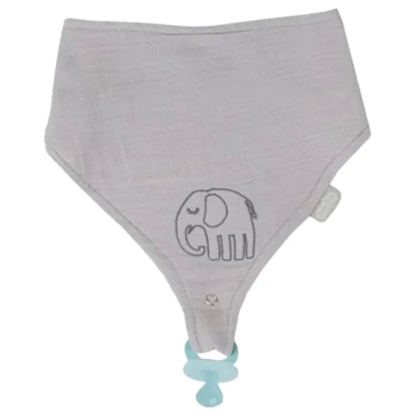 Слюнявчик BabyJem 837 Классическая / Хлопок / Серый photo 1 Слюнявчик BabyJem 837 Классическая / Хлопок / Серый photo 1