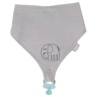 Слюнявчик BabyJem 837 Классическая / Хлопок / Серый