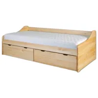 Кровать Drewmax LK130 90 x 200 см / Дерево / Разноцветный