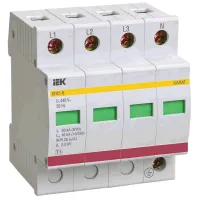 Ограничители импульсного перенапряжения IEK ОПС1-B 400 В / 4