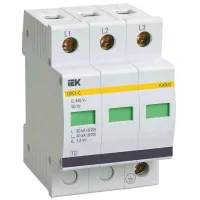 Ограничители импульсного перенапряжения IEK ОПС1-C 400 В / 3