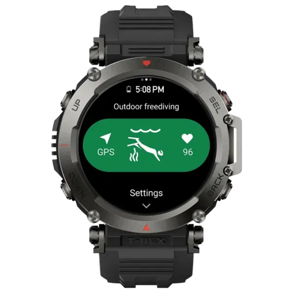 Ceas inteligent Amazfit T-Rex Ultra 1.39" / 47 mm / Black - Black / photo 3