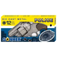 Игрушечный пистолет Gonher 73/0 44069 3+ / / Серебро photo 5