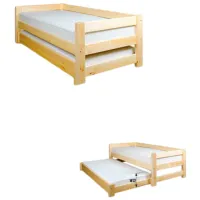 Кровать Drewmax LK134 90 x 200 см / Дерево / Разноцветный