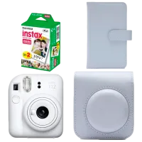 Cameră foto FujiFilm Instax Mini 12 + Film Mini Case / White