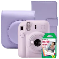 Cameră foto FujiFilm Instax Mini 12 + Film Mini Case / Purple