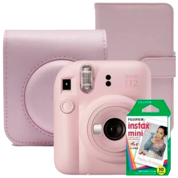 Cameră foto FujiFilm Instax Mini 12 + Film Mini Case / Pink photo 1
