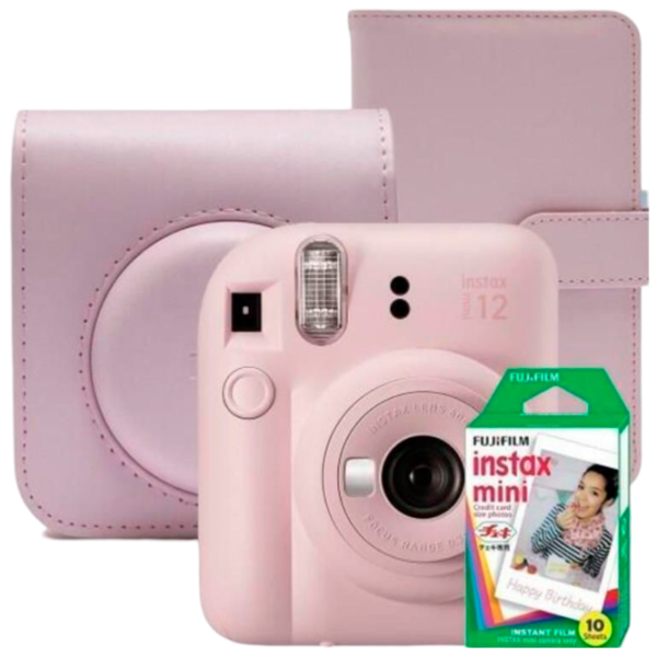 Cameră foto FujiFilm Instax Mini 12 + Film Mini Case / Pink photo 1