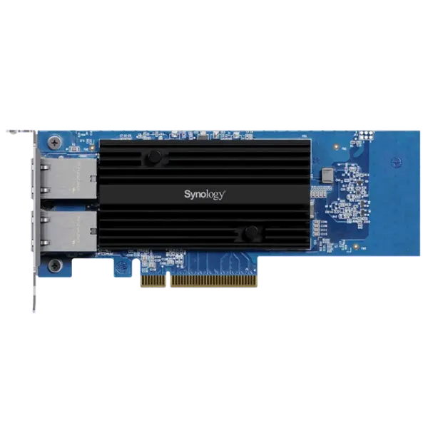 Сетевой адаптер Synology E10G30-T2
 / Синий photo 1