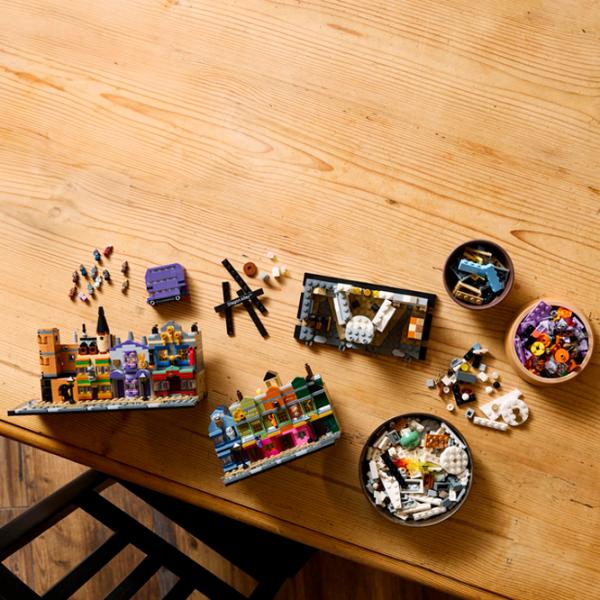 Constructor LEGO Diagon Alley Wizarding Shops Magazin/ Multicolor photo 3