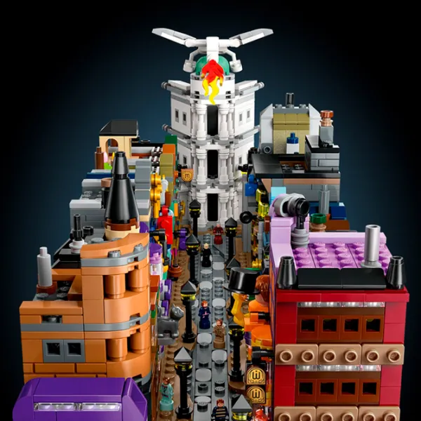 Constructor LEGO Diagon Alley Wizarding Shops Magazin/ Multicolor photo 4