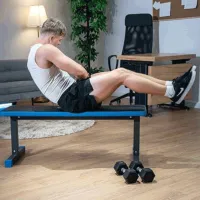 Bancă fitness Thunder FREELY Antrenamente de forță / Black photo 4