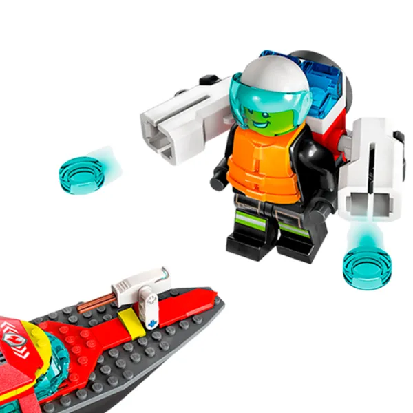 Конструктор LEGO Fire Rescue Boat Фигуры/ Разноцветный photo 3 Конструктор LEGO Fire Rescue Boat Фигуры/ Разноцветный photo 3