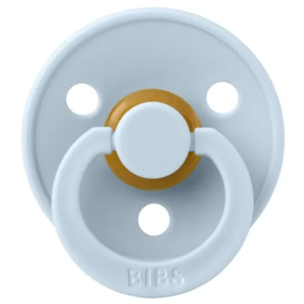 Соска круглая Bibs Colour 120349  Унисекс / 6 месяцев - 18 месяцев / Латекс / Детский голубой photo 3