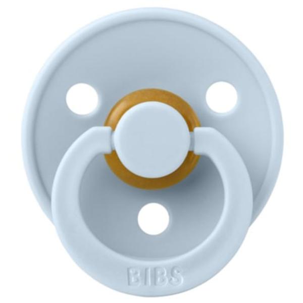 Соска круглая Bibs Colour 120349  Унисекс / 6 месяцев - 18 месяцев / Латекс / Детский голубой photo 3