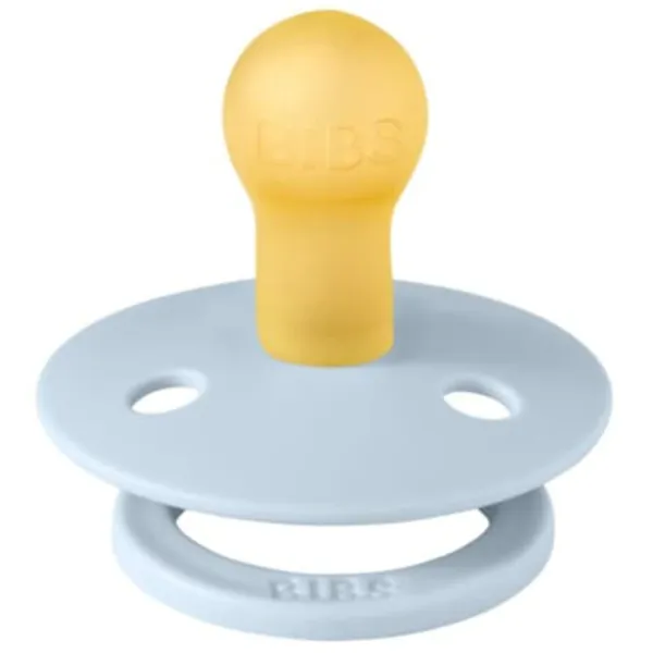Соска круглая Bibs Colour 120349  Унисекс / 6 месяцев - 18 месяцев / Латекс / Детский голубой photo 4