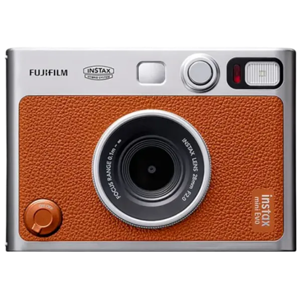 Фотоаппарат FujiFilm Instax Mini Evo  CMOS/ Коричневый photo 1 Фотоаппарат FujiFilm Instax Mini Evo  CMOS/ Коричневый photo 1