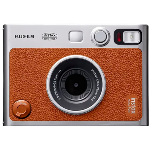Фотоаппарат FujiFilm Instax Mini Evo  CMOS/ Коричневый photo 1 Фотоаппарат FujiFilm Instax Mini Evo  CMOS/ Коричневый photo 1