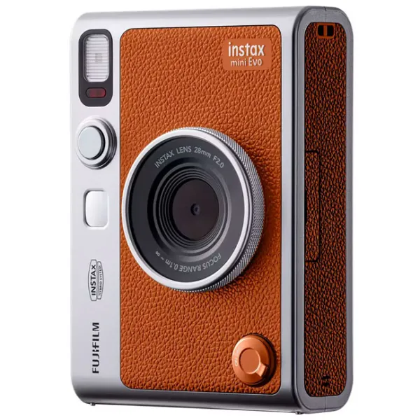 Фотоаппарат FujiFilm Instax Mini Evo  CMOS/ Коричневый photo 4 Фотоаппарат FujiFilm Instax Mini Evo  CMOS/ Коричневый photo 4